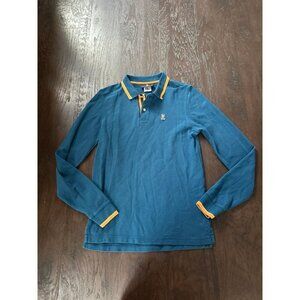 Psycho Bunny Collared Long Sleeve shirt mens 3‎ B36